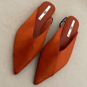 COPY - Zara Orange Mules
